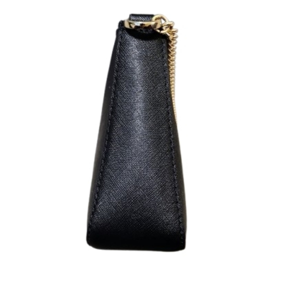Michael Kors Jet Set Travel Medium Pouchette Crossbody Bag in Black - Picture 9 of 17